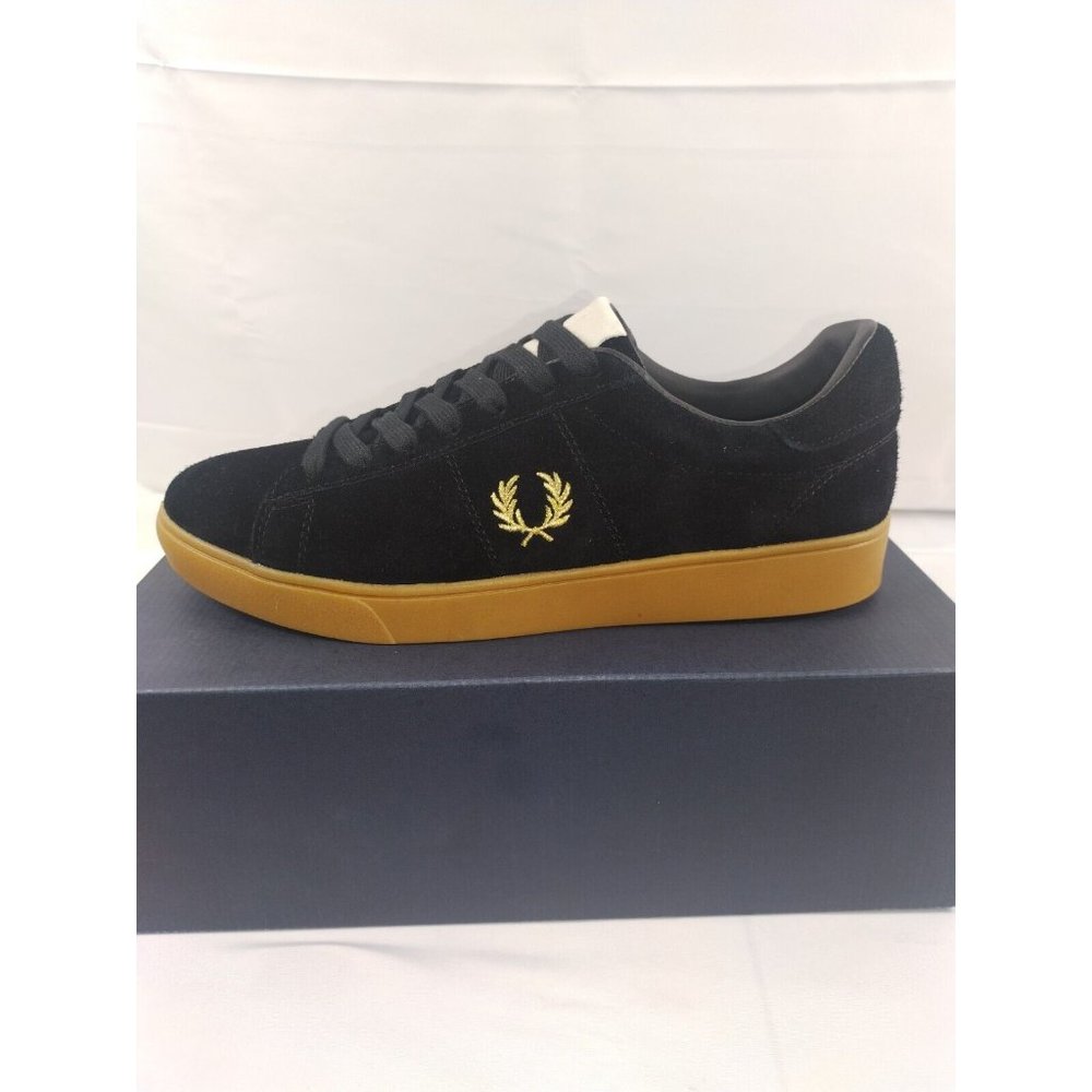 Fred Perry Hawley Suede Black, Size 10